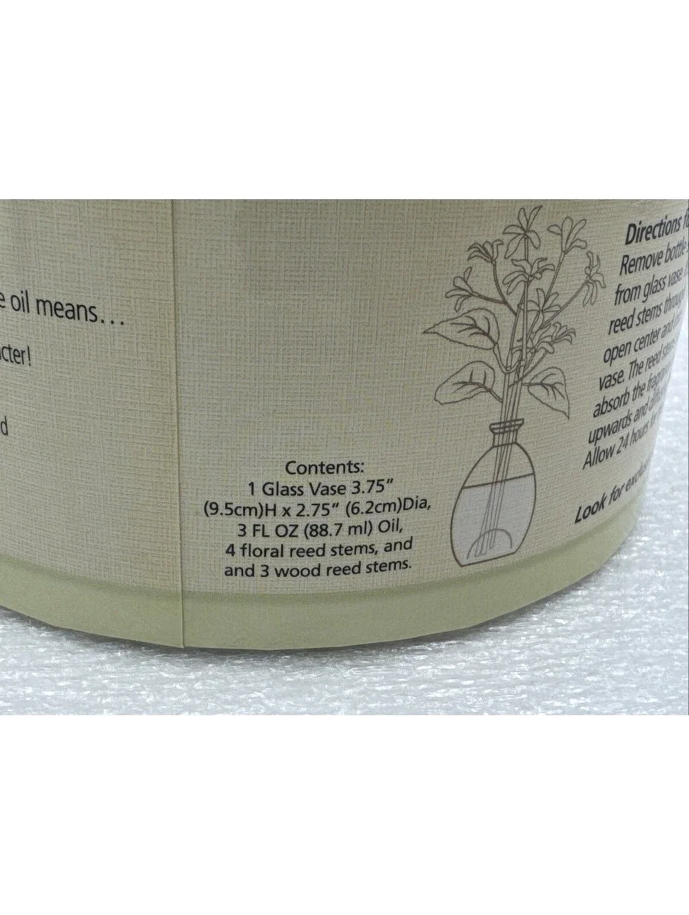 RARE Yankee Candle Loves Me, Loves Me Not Fragrance Diffuser Glass Vase Daisy